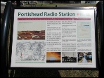 Portishead Radio Station interpretation board
