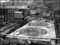 East side S.H. foundations. Jan 1953. Copyright Gordano Civic Society